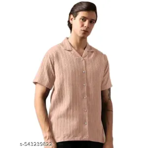 Men's sugarcane texture shirt 
