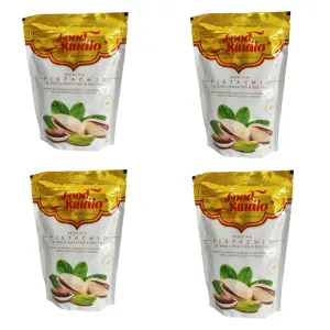 Food Studio Pistachio Roasted and Salted Yellow 250G Pack of 4