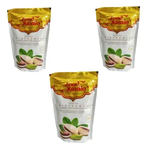 Food Studio Pistachio Roasted and Salted Yellow 250G Pack of 3