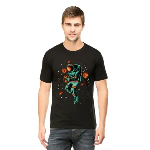 EXCLUSIVE: Male Round Neck Half Sleeve SPACE EDITION (Black) T-Shirt