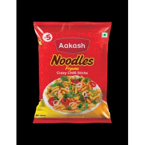 Aakash Noodles fryums crazy chiili sticks snacks