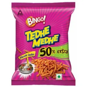 Bingo Tedhe medhe 50℅Free masala tadka