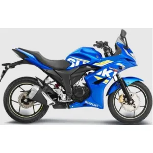 Blue Suzuki Gixxer SF