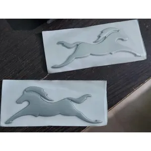 TVS 3D Horse Logo Monogram- 2 Piece 