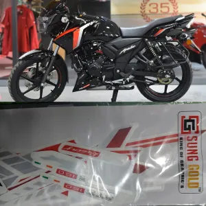 TVS Apache RTR 160 2V Bs4 Sticker Graphics