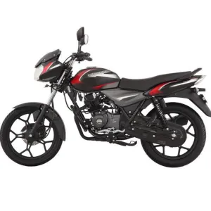 Bajaj Discover 125 Black Red Sticker Kit