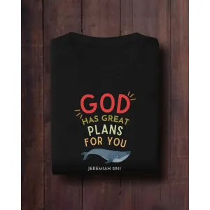 God has great plan - Unisex Christian T-shirt 