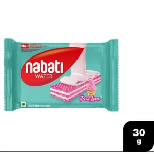 Nabati Pink Lava Cream Wafer Biscuits 30 g