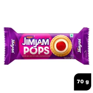 Britannia Jim Jam Pops Biscuit 70 g