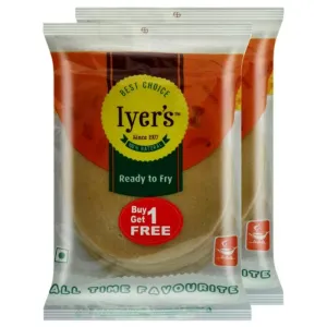 Iyer's Plain Papad 200 g (Buy 1 Get 1 Free)