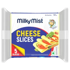 Milky Mist Cheese Slices 100 g (Pack)