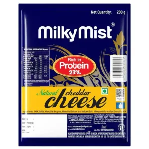Milky Mist Cheddar Cheese 200 g (Pack)