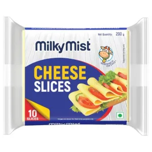 Milky Mist Cheese Slices 200 g (Pack)