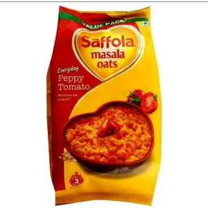 Saffola Peppy Tomato Instant Masala Oats 500 g