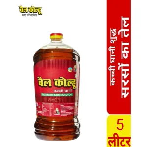Bail Kolhu Mustard Oil (Sarson Oil) 5Litre