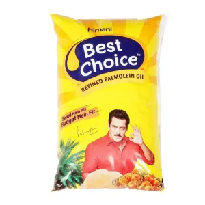 Himani Best Choice Refined Palmolein Oil Palm 1L