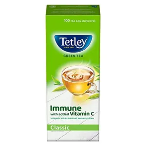 Tetley Classic Immune Green Tea : 100 Tea-Bags