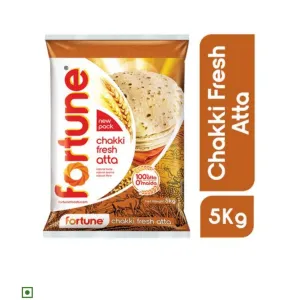 Fortune chakki fresh atta 5kg ghay peeth