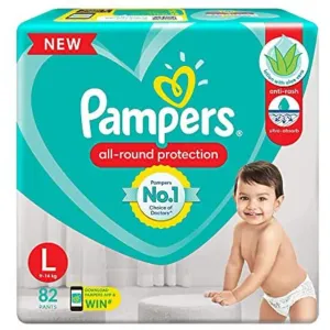 Pampers mega baby dry pants (L) - 9 - 14kg (82 pieces) 
