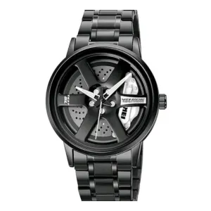 Black Car Wheels Watch  (ANY COLORs)