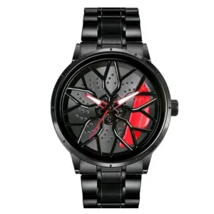 Itachi Black Car Wheels Watch  (ANY COLORs)