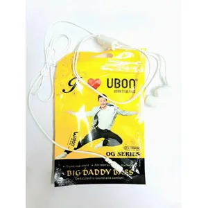 Ubon Headphone OG Series GP-321/Champ Black Wired Headset  (Black, In the Ear)