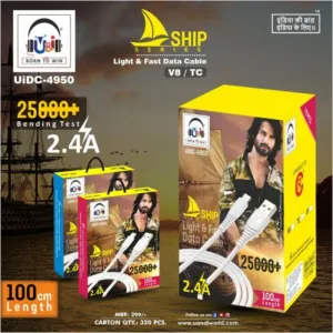 U&I UIDC-4950 Ship Series 2.4A Type-C And Fast Data Cable(1.M)