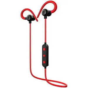 Pebble Sport+ Wireless Earphones | Snug Fit, Longer Playtime, Sweat Proof Design (Red)
