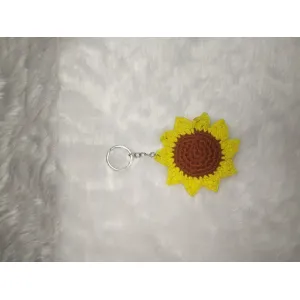 Sunflower keychain