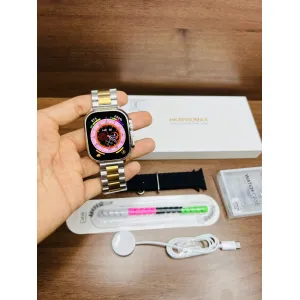 HK8 PRO MAX STEEL EDITION ORIGINAL AMOLED DISPLAY+ DUAL CORE PROCESSOR WITH 3 GIFT