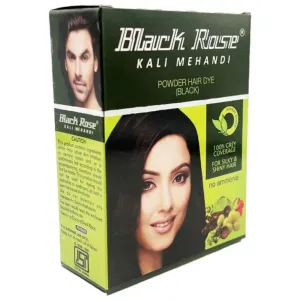 Black Rose Mehandi Powder Hair Dye