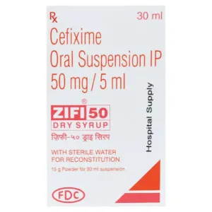 Zifi 50 Dry syrup(cefixime oral Suspension)