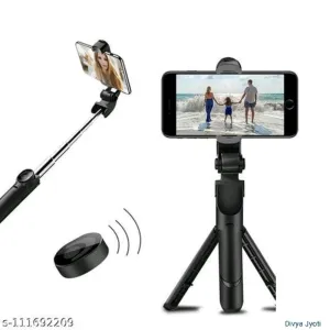 Bluetooth tripod stand slefie stick