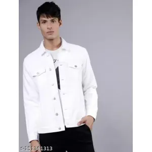 White Denim jacket Jeans jacket for men kotty