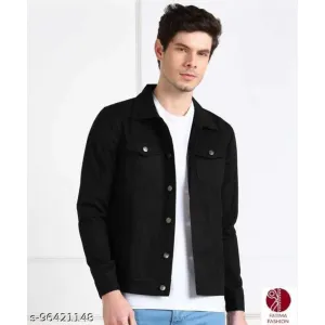 Black Denim jacket Jeans jacket for men kotty