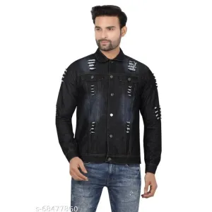 Black Denim jacket Jeans jacket for men kotty