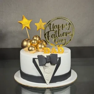 Father's Day Special Gentlemen Themed Cake