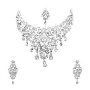 Fancy Trendy Alloy Jewellery Kundan Set For Women (P-6770101)