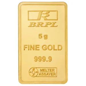 GB24K-999-5G 24 (999) K 5g Gold Bar