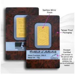 GB24K-999-2G 24 (999 ) K 2g Gold Bar