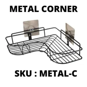 Metal corner Shelf no drilling required with Magic Stickers