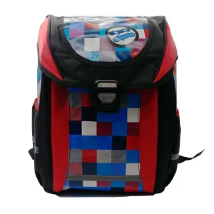 Cool Fashionable Checks Pattern School & College Bagpack with Adjustable Strap