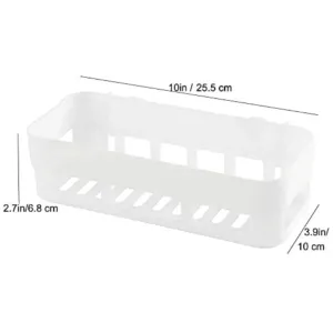 Plastic Rectangle shelf with magic sticker