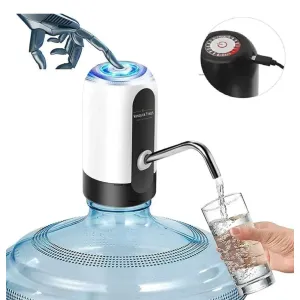 Automatic Wireless Water Can Dispenser Pump for 20 Litre Bottle Can, with silicone pipe.

