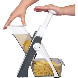 Mandoline Vegetable Slicer Adjustable Thickness Potato Onion Chopper Safe Upright Dicer