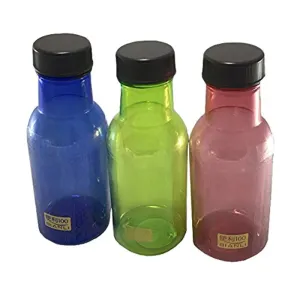 Hojo 350ML Unbreakable Leakproof Easy-to-go Soda Water Carafe Bottle Set of 3