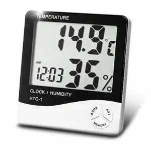 HTC temperature and humidity clock