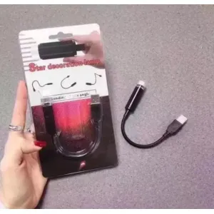 Mini LED Car Roof Star Night USB Decorative.