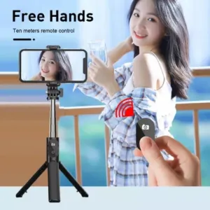P20S-1 remote control bluetooth mobile phone selfie stick detachable tripod camera stand
