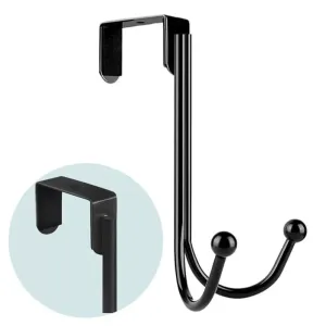 2 Hook Steel Over The Door Hanger pack of 2 pcs